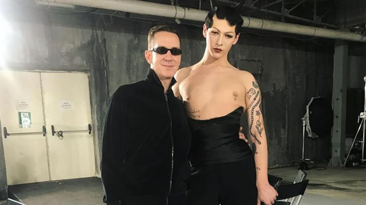 Violet Chachki Closes Moscino's Fall 2018 Fashion Show