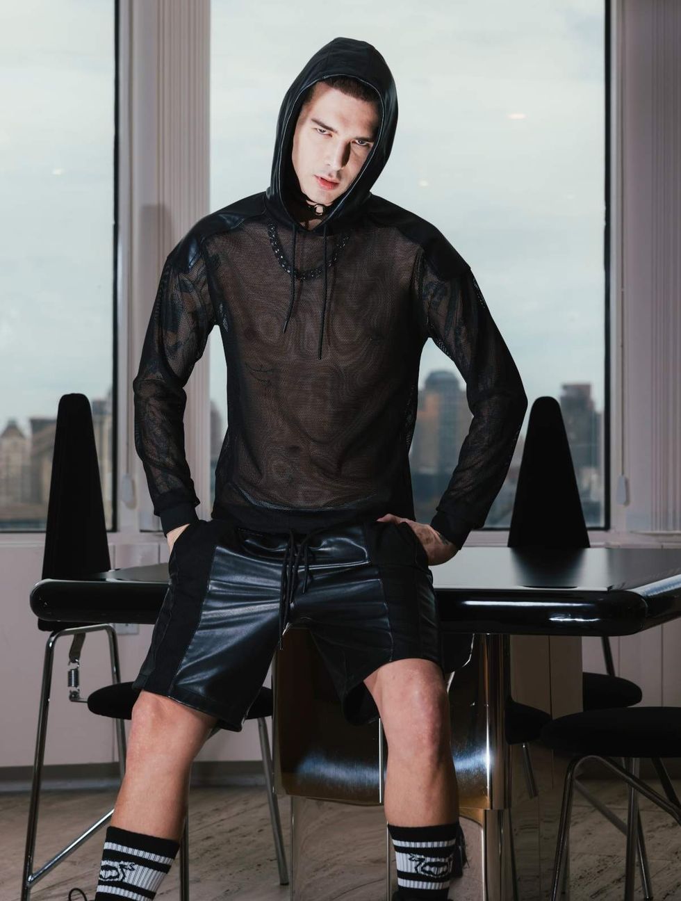 Violet Chachki in\u00a0Mergers and Acquisitions campaign for Nasty Pig