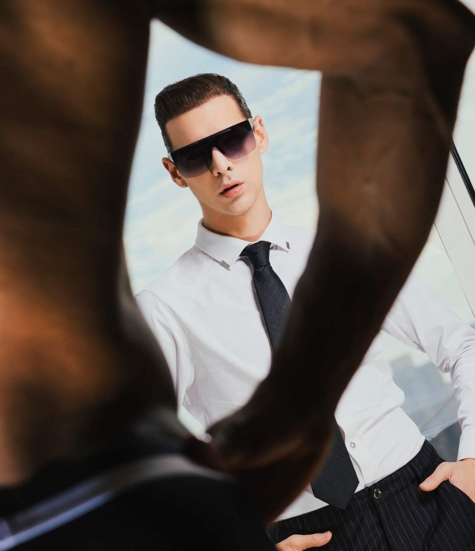 Violet Chachki in\u00a0Mergers and Acquisitions campaign for Nasty Pig