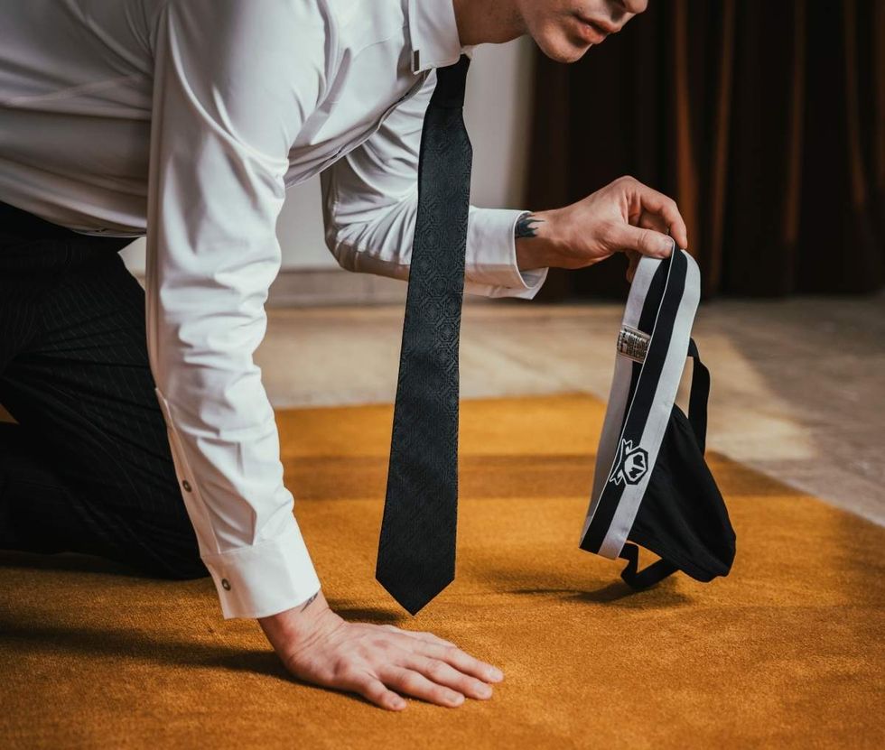 Violet Chachki\u00a0in\u00a0Mergers and Acquisitions campaign for Nasty Pig