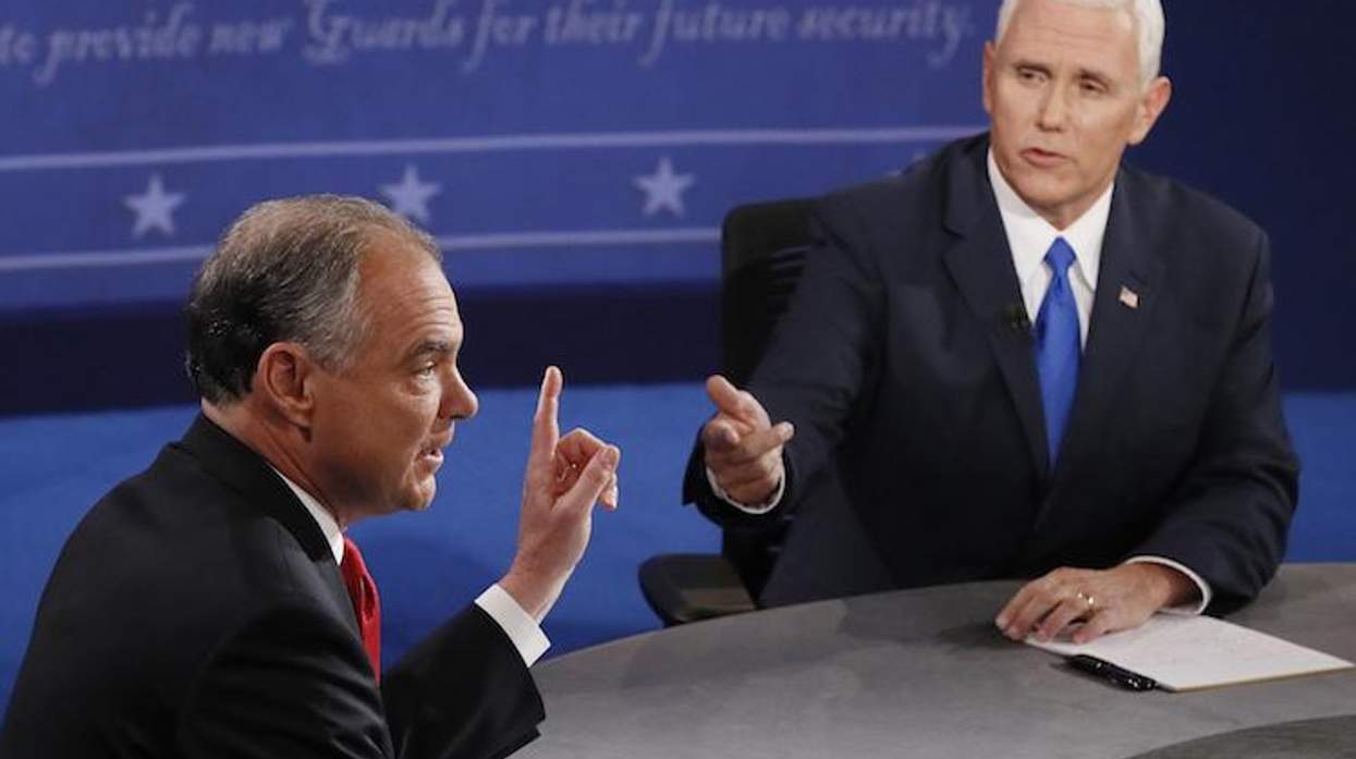 VP Presidential Debate Tim Kaine Mike Pence