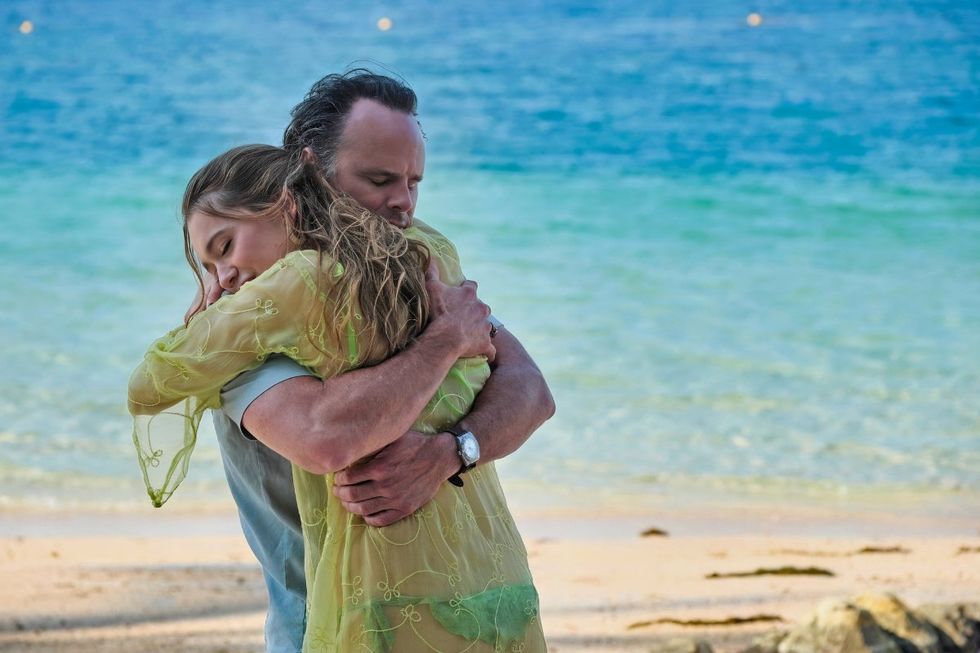 Walton Goggins and Aimee Lou Wood on The White Lotus season 3 finale