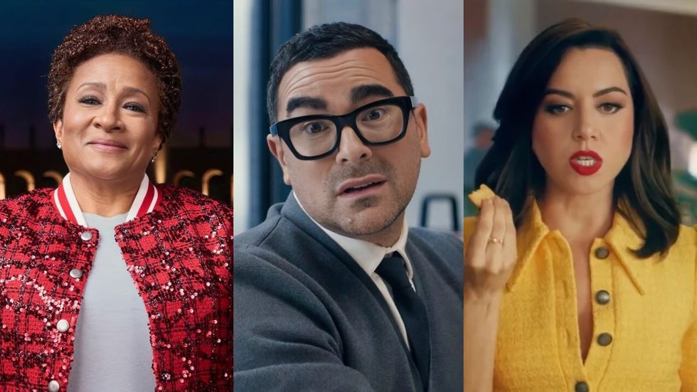 Wanda Sykes for Novartis; Dan Levy for Homes.com; Aubrey Plaza for Ritz