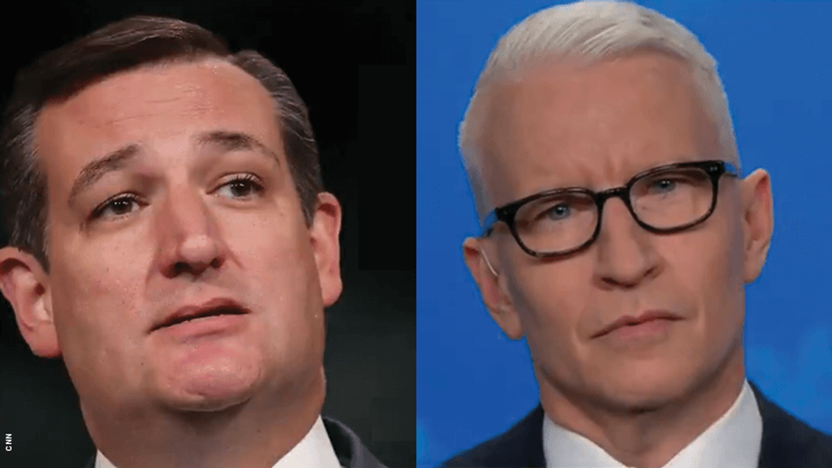 Watch Anderson Cooper Rip Ted Cruz to Shreds For Antigay 'Slur' 