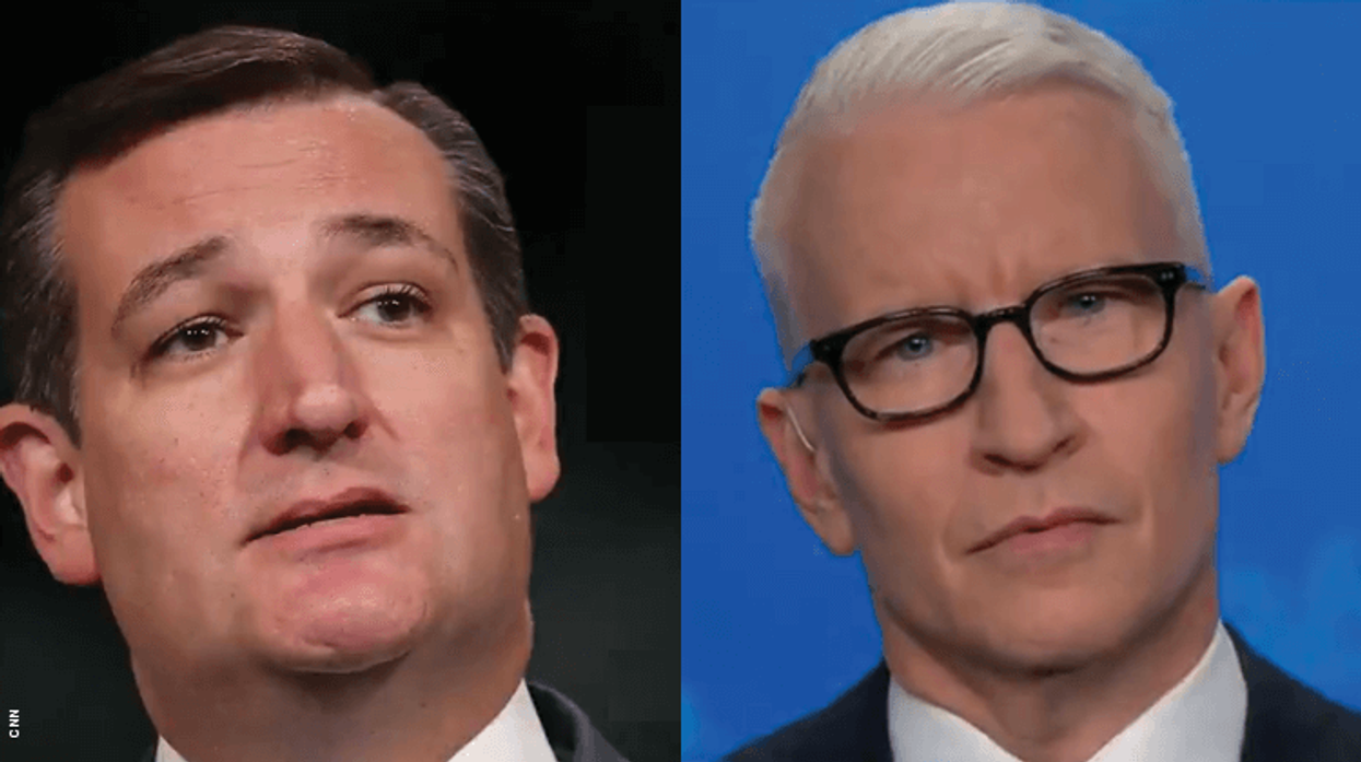 Watch Anderson Cooper Rip Ted Cruz to Shreds For Antigay 'Slur'