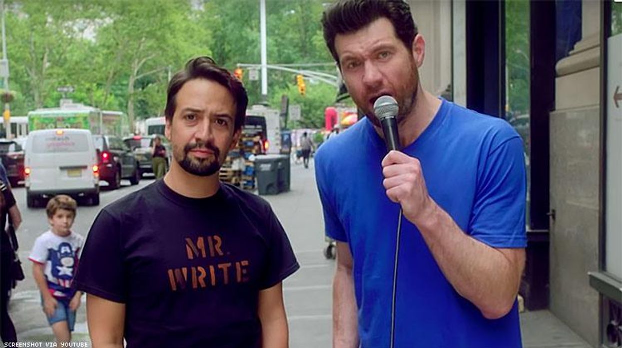 Watch Billy Eichner & Lin-Manuel Miranda Harass People About ‘Moana’