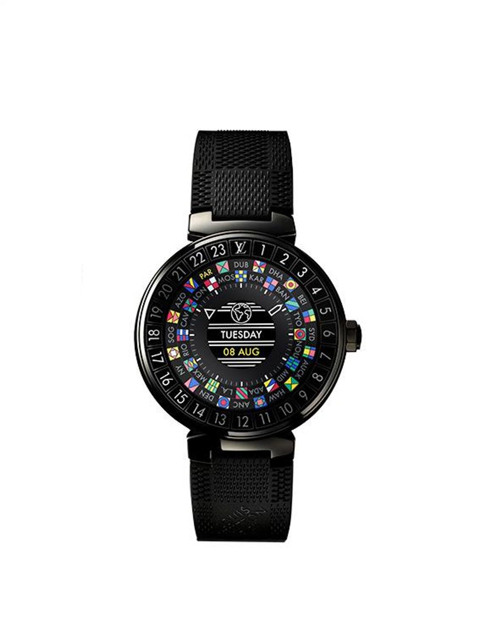 Watch by Louis Vuitton, $2,900.