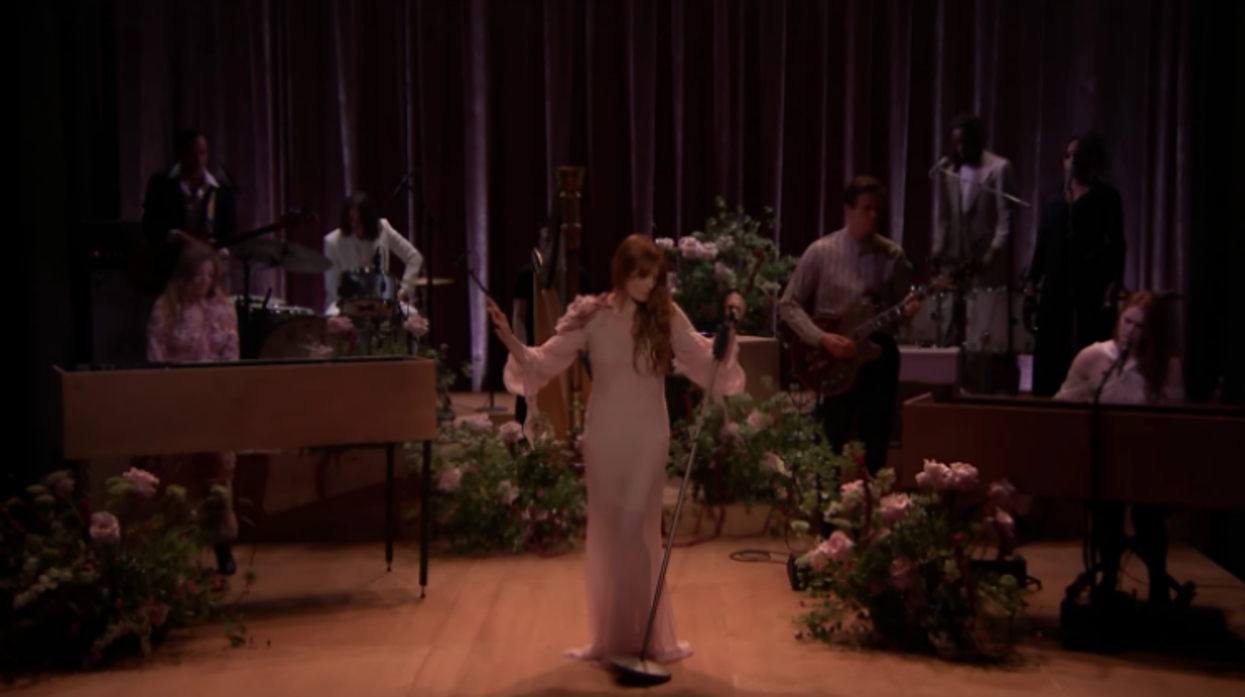 Watch Florence + The Machine Perform 'Hunger' On 'The Tonight Show'
