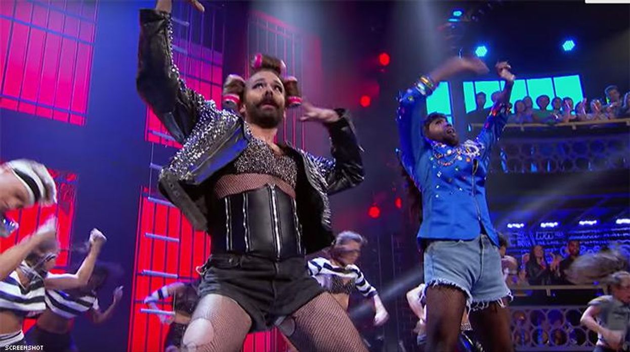 Watch Jonathan Van Ness and Karamo Brown Slay ‘Telephone’