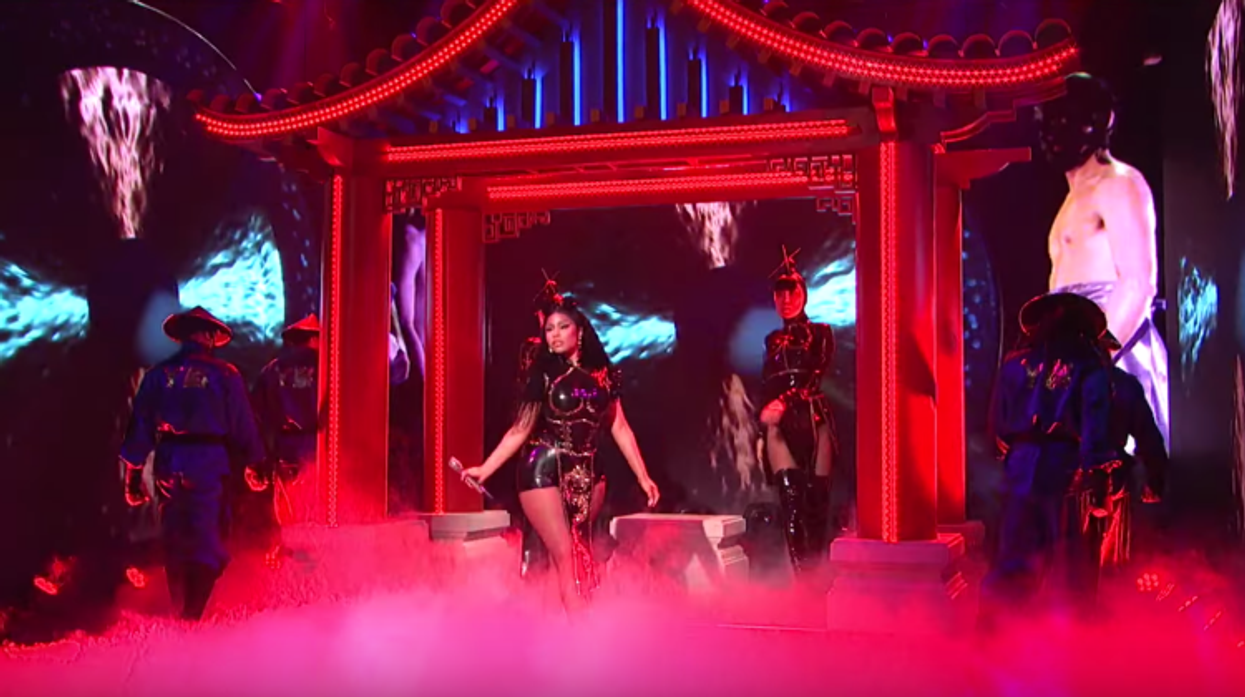 Watch Nicki Minaj Perform 'Chun-Li' & 'Poke It Out' On 'SNL'