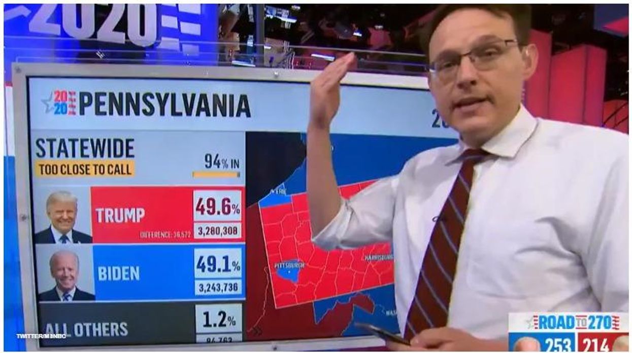 Watch Steve Kornacki's Analytical Data Prowess In Real Time