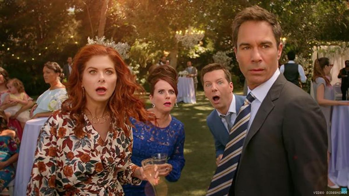 Watch the Will & Grace Gang Bum Rush the Wedding Altar in New Teaser