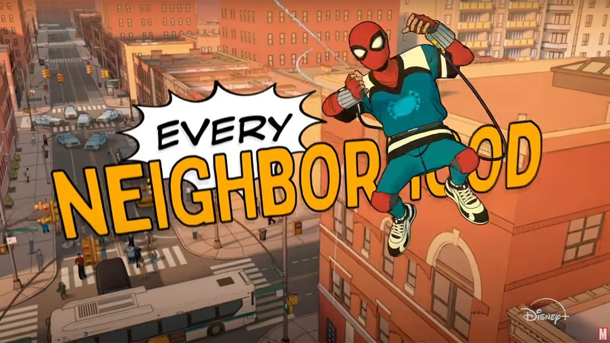 watermarked Disney plus marvel studios footage animation still Your Friendly Neighborhood Spider Man