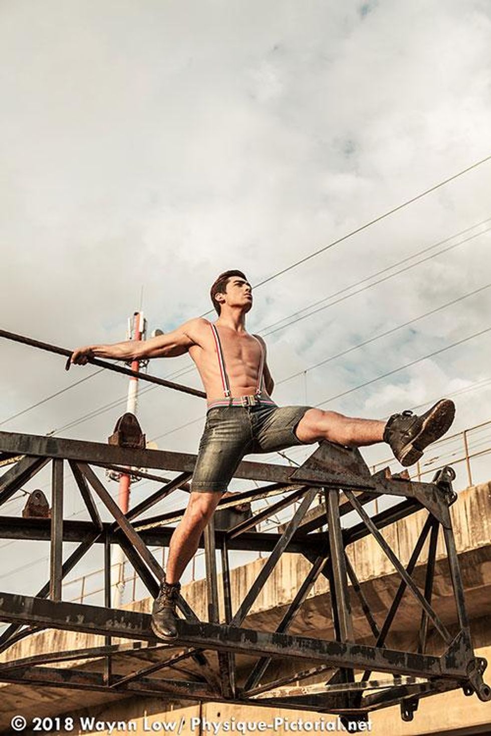 Waynn Low creates a portfolio of fantastical men that mirror the polychromatic style of James Bidgood's classic film, "Pink Narcissus."