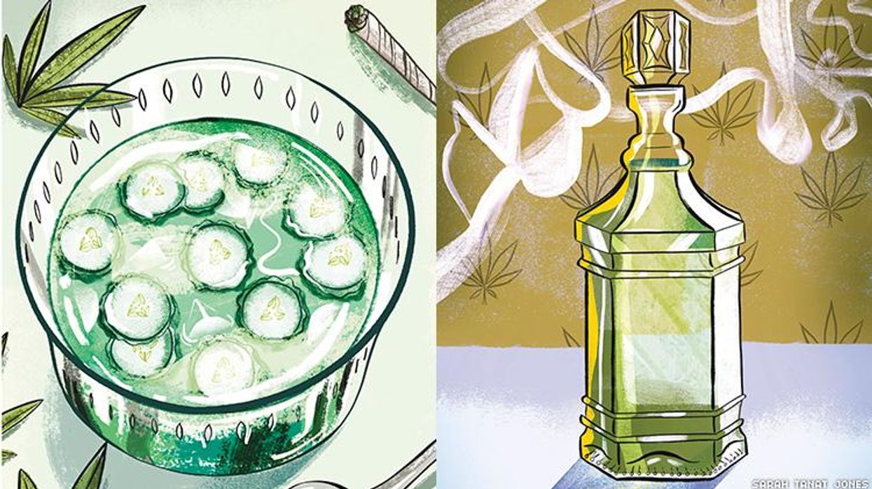 Weed Punch What happens when a cocktail mixologist combines absinthe and pot?