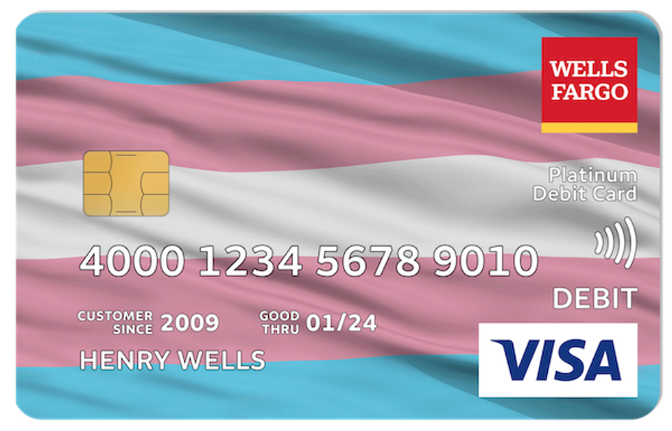 Wells Fargo Pride Collection - Trans Flag