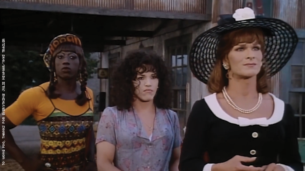 Wesley Snipes, John Leguizamo and Patrick Swayze in To Wong Foo