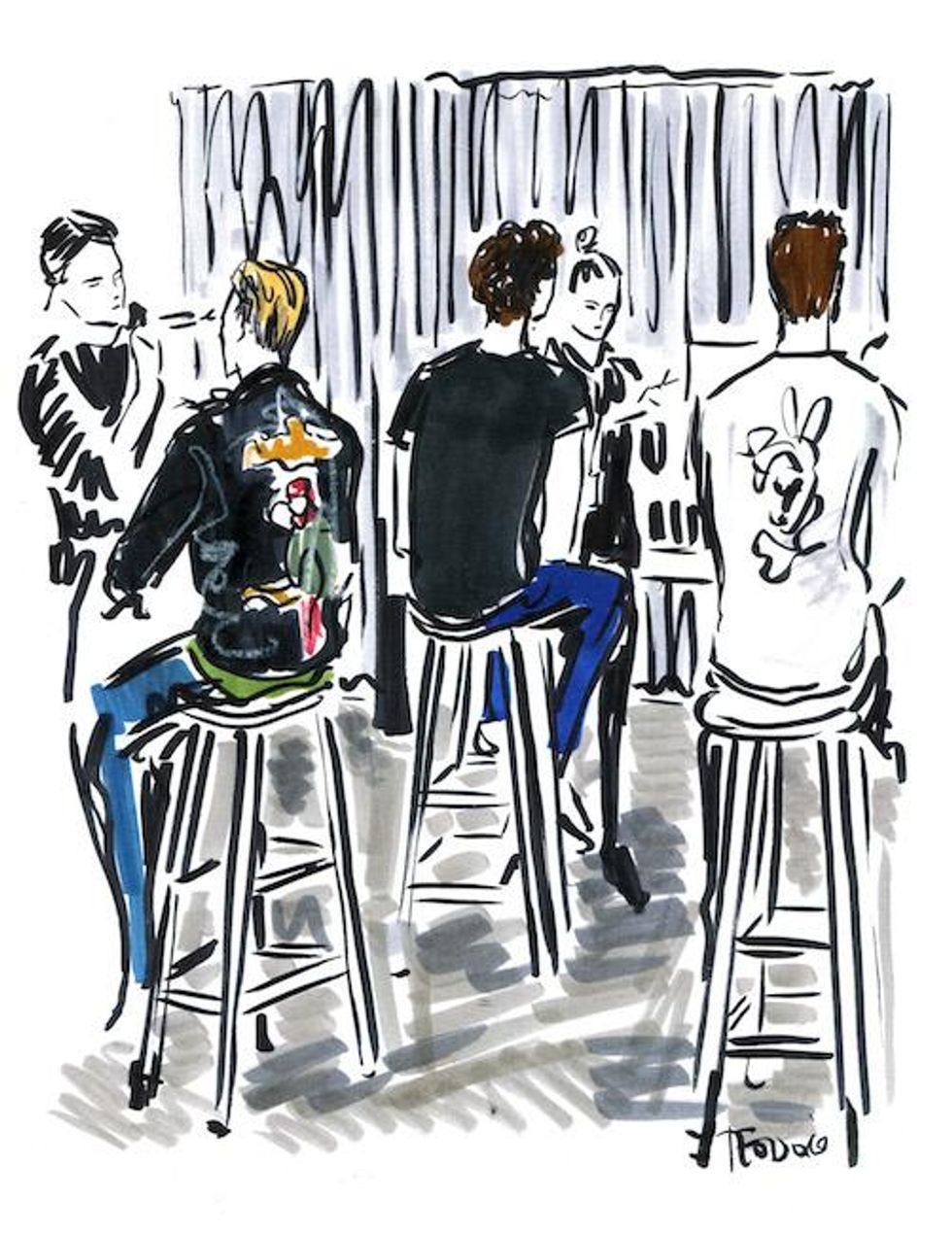 When Backstage is a Media Frenzy ...