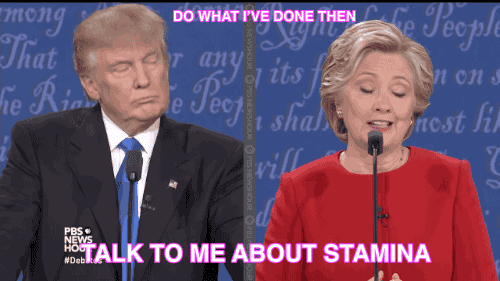 When She Reminded Trump He Couldn't See Her Stamina with a Russian Space Telescope