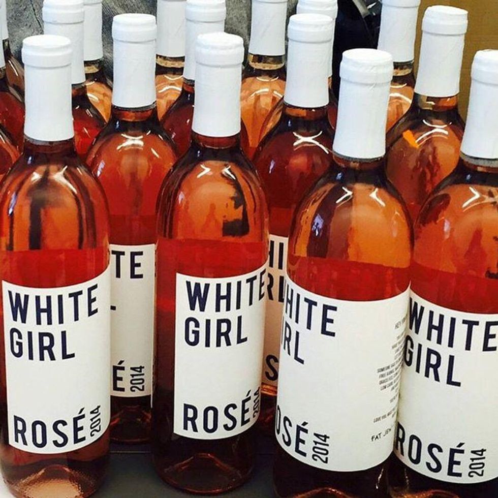 white girl rose