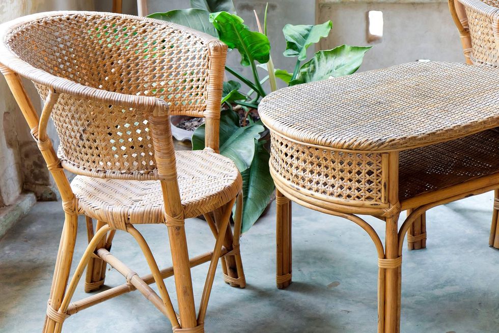 Wicker furniture