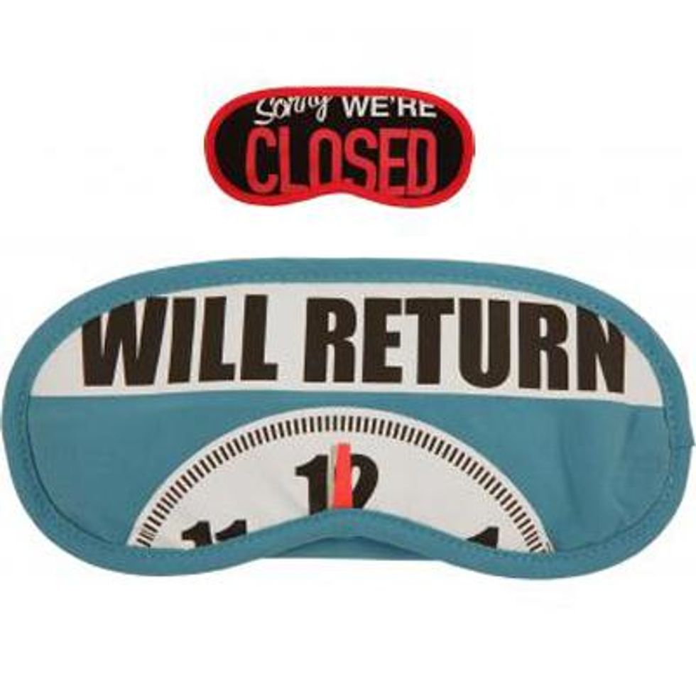 'Will Return' Eye Mask