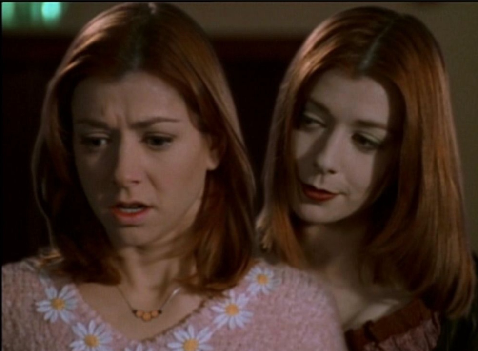 willow and vamp willow buffy the vampire slayer