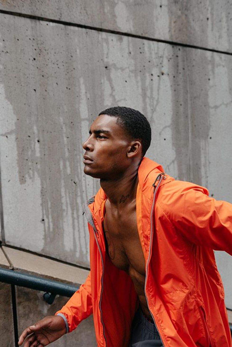 Windbreaker by Relwen in Orange