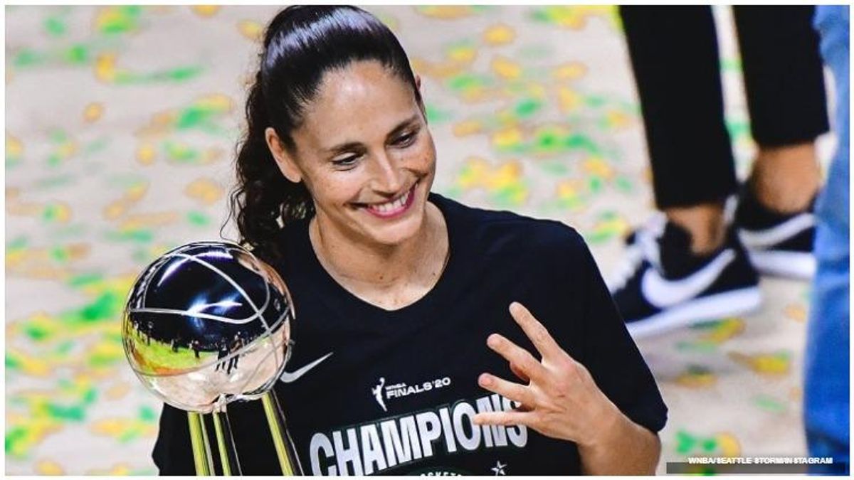 WNBA star Sue Bird enters a league all her own with her fourth WNBA title in as many decades.
