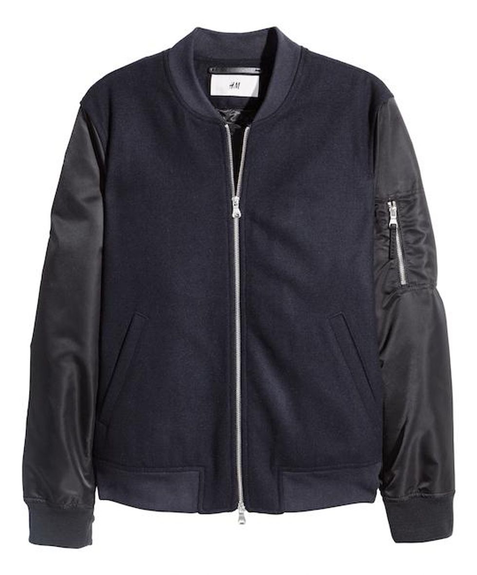 Wool-Blend Pilot Jacket