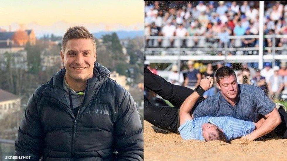 Wrestler Curdin Orlik is Switzerland's only out professional athlete.