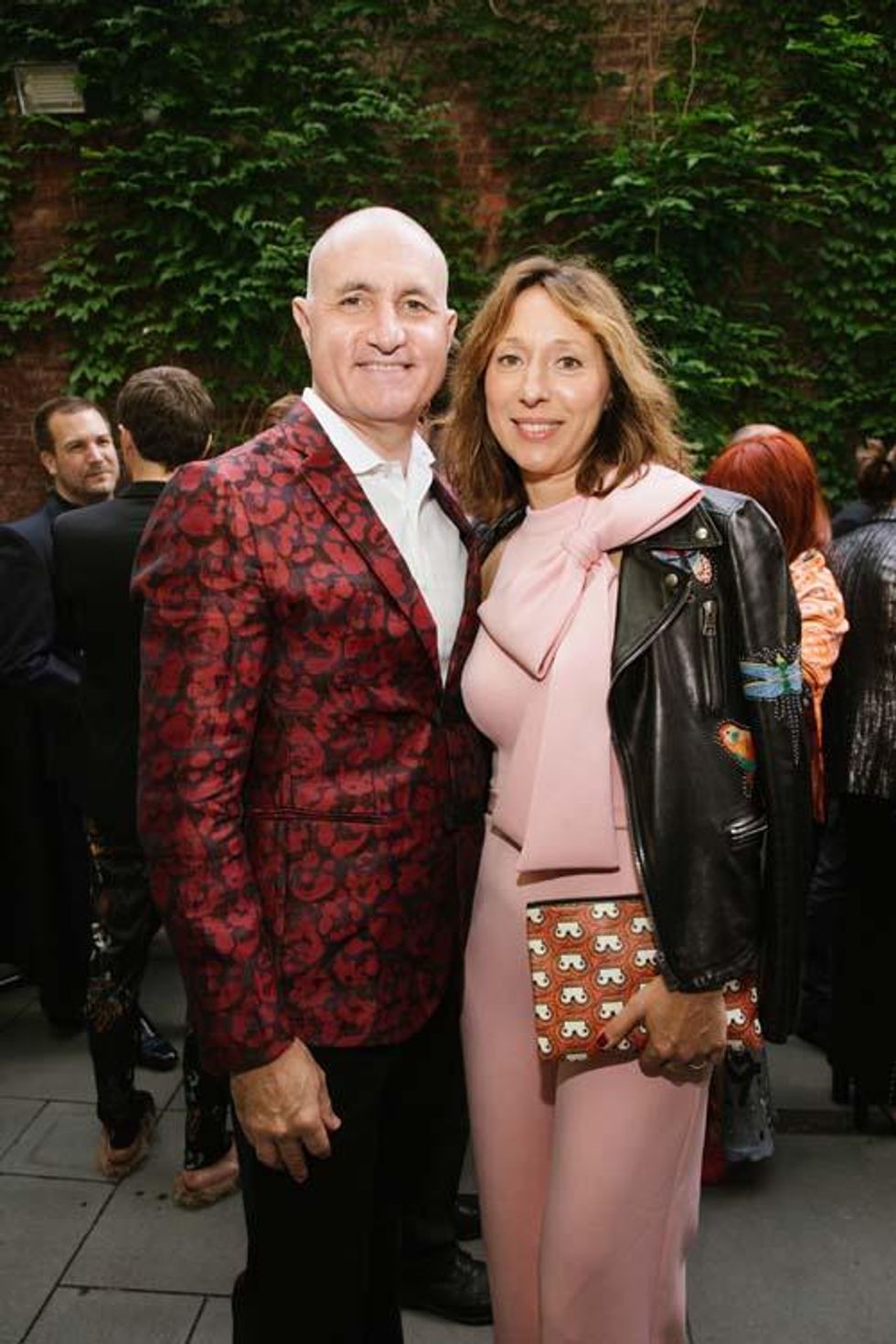 Xavier Vey, L'Oreal and Elisabeth Holder, Laduree