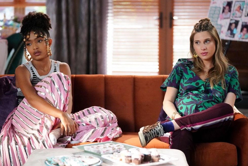 Yara Shahidi and Emily Arlook on Grown-ish