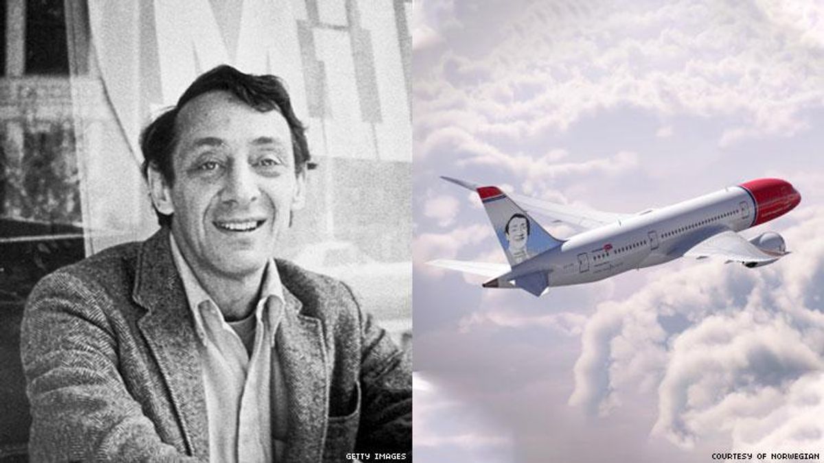 You Can Now Fly on a Plane with Harvey Milk’s Face on It