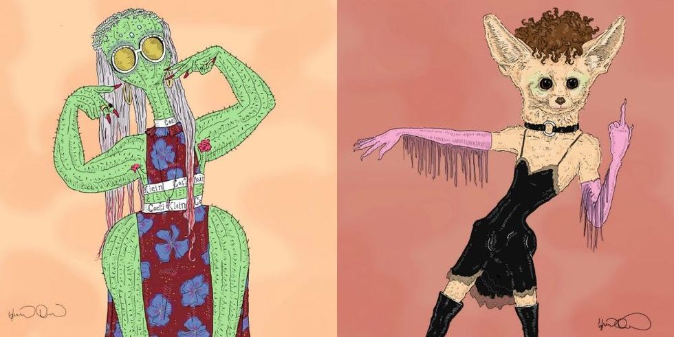 Your Queer Illustrated Guide to Coachella Fashion Clichés