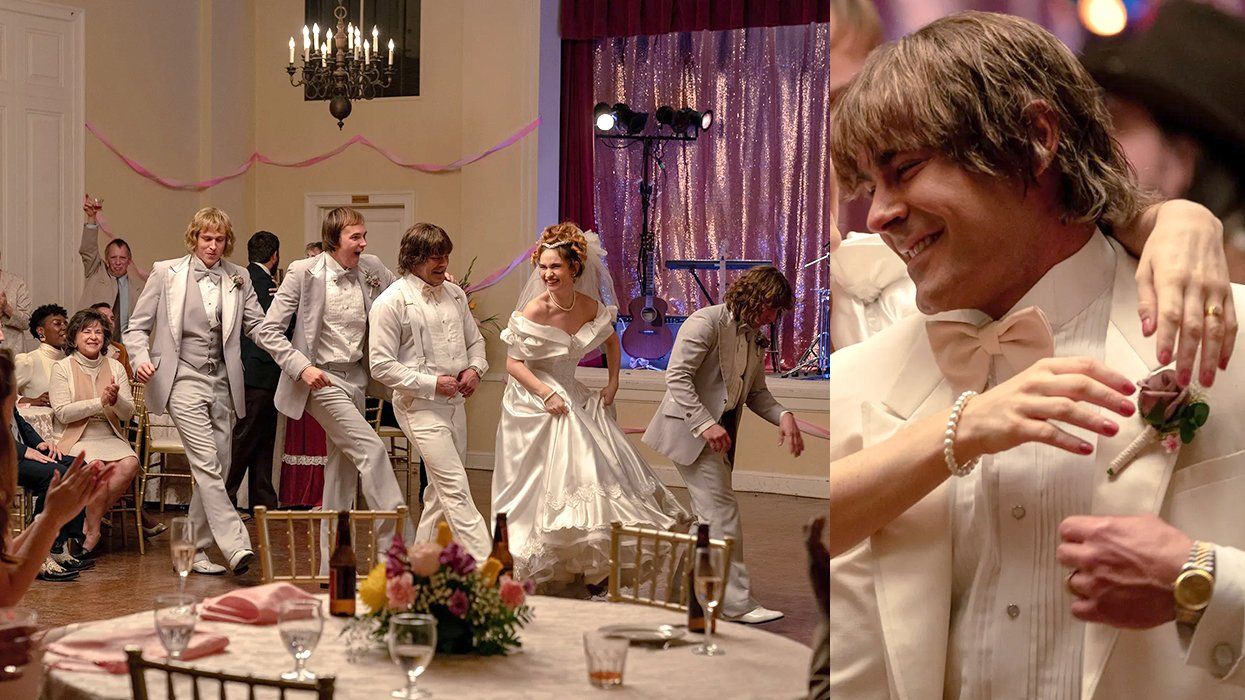 zac efron iron claw wedding dancing