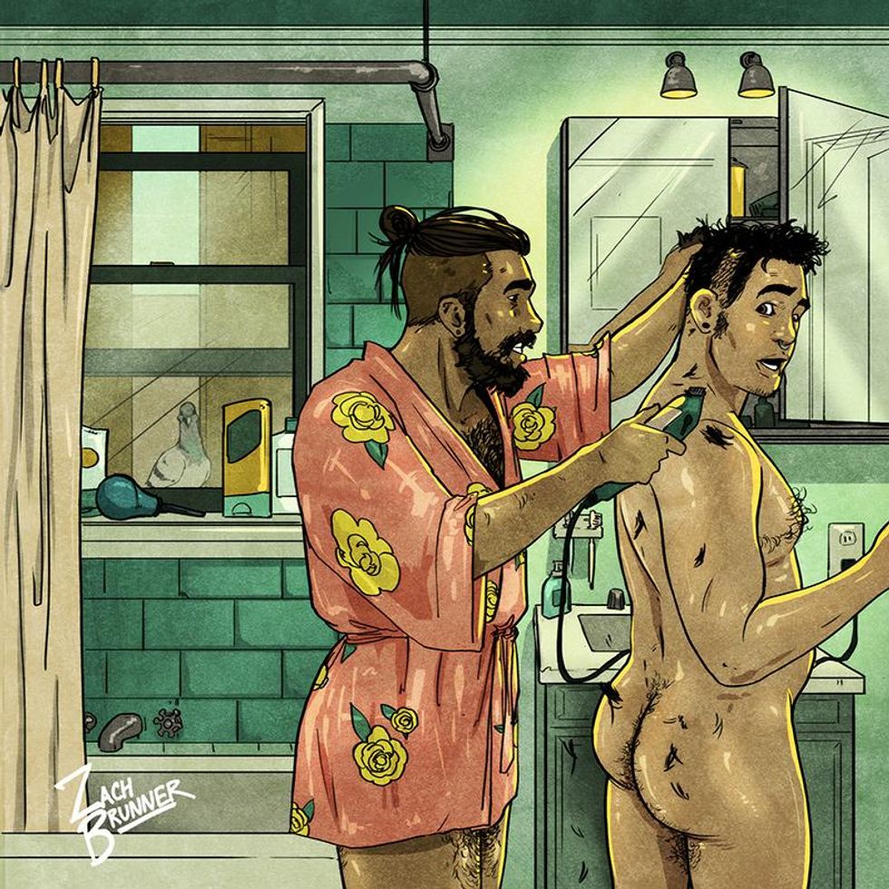 Zach Brunner Gay Domesticity