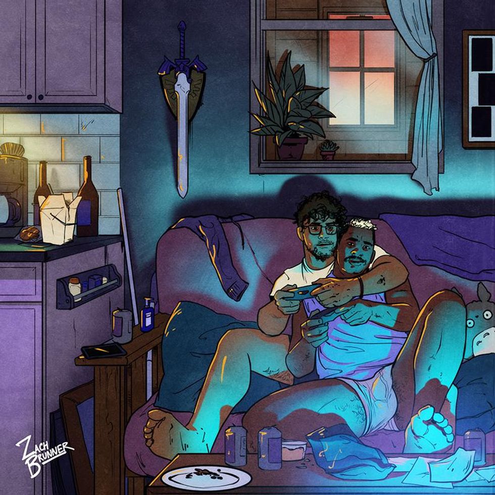 Zach Brunner Gay Domesticity