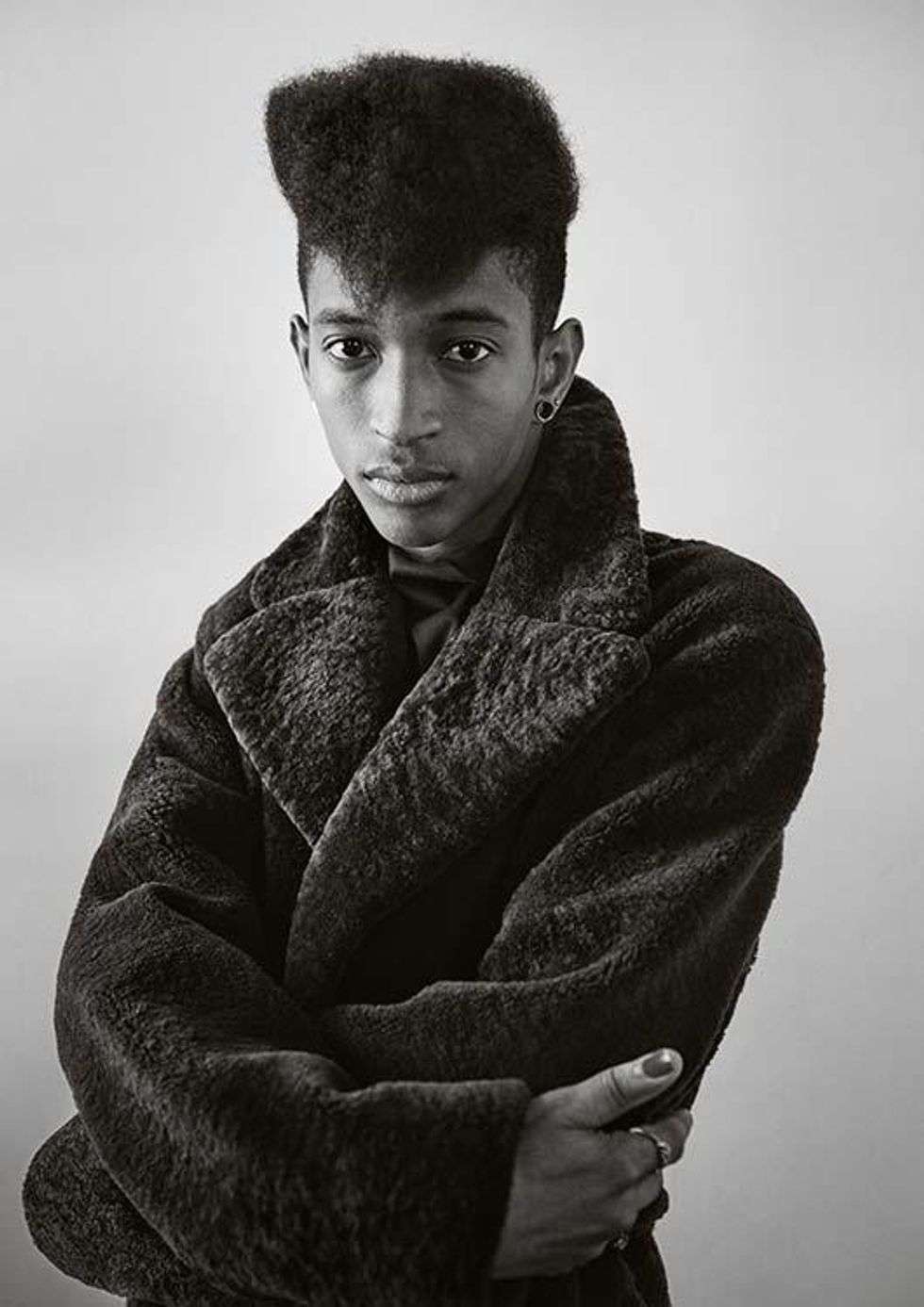 Zachariah Shaw (All Clothing by Bottega Veneta)