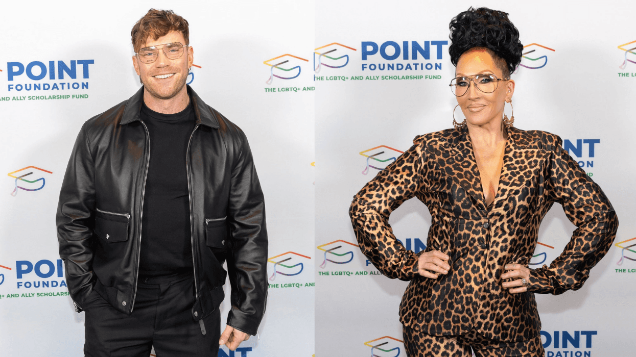 Zane Phillips and Michelle Visage at the Point Foundation Graduation Celebration, May 30th at The London West Hollywood.