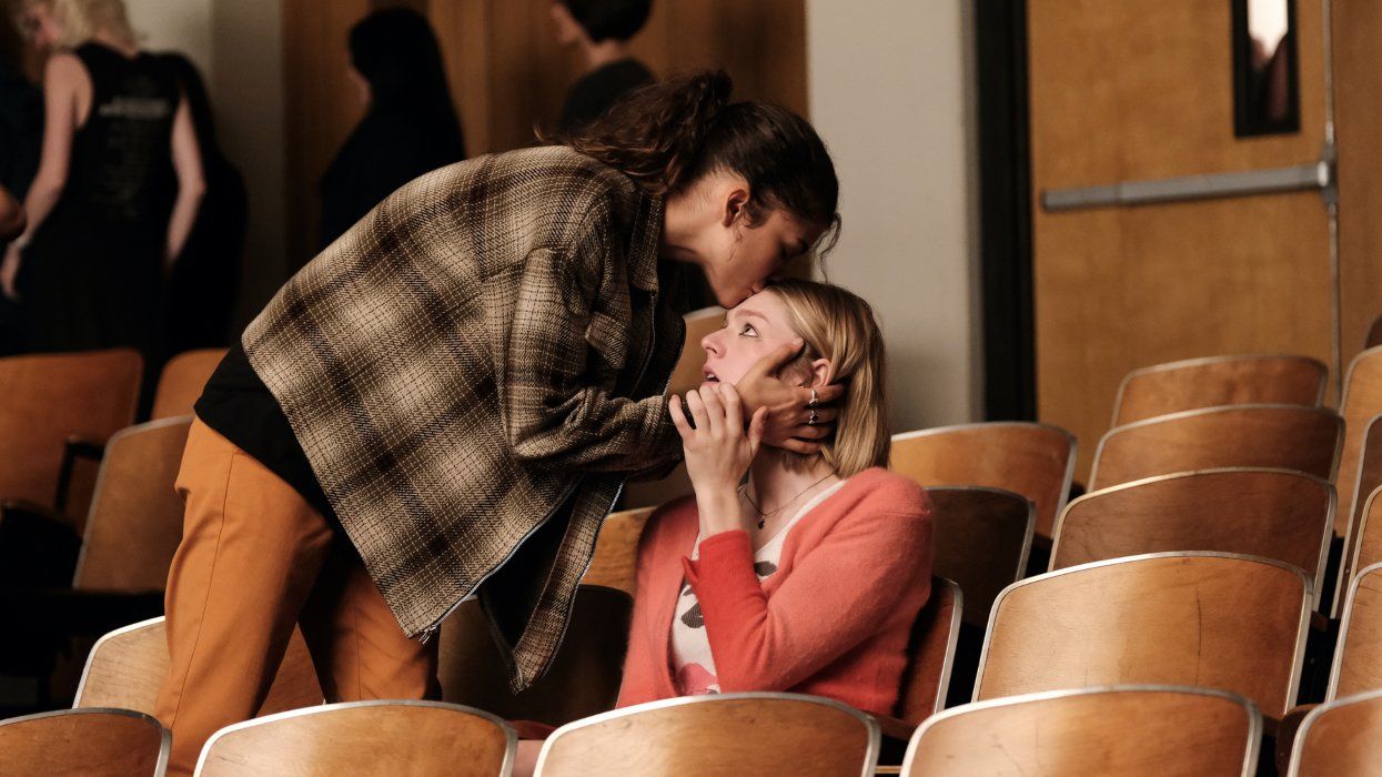 Zendaya and Hunter Schafer on Euphoria season 2