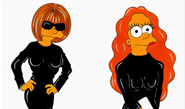 Anna Wintour Re-Imagined as 'Simpsons' Character