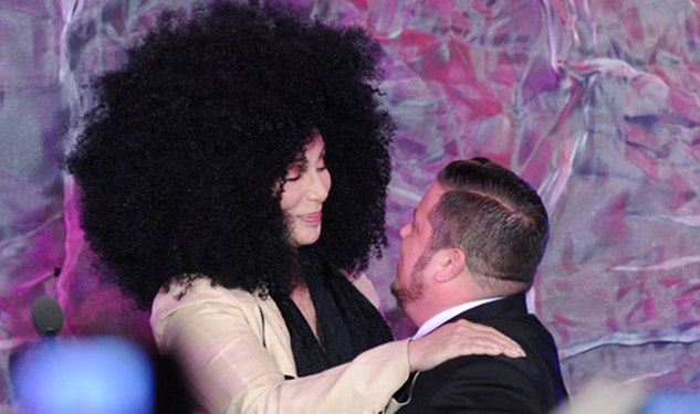 Pic of the Day: Cher With Her Son, Chaz, at the GLAAD Awards