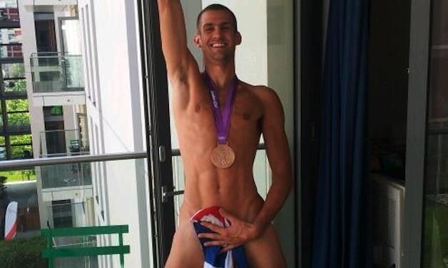 High Jump Champ Robbie Garbaz Shows Us His Medal (And Everything Else)