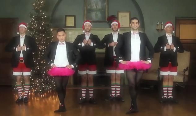 Gay Men's Chorus Performs Parody of Joe Boxer Christmas Ad
