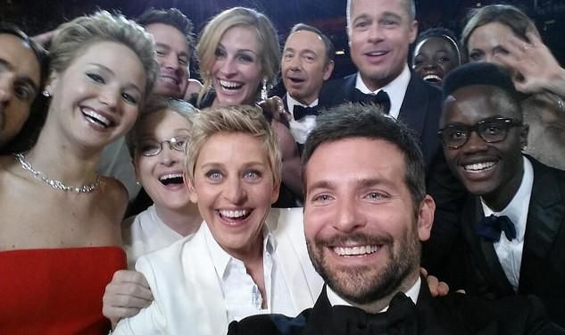 Oscars: Ellen Tweets the Most Epic Selfie, J-Law Falls (Again), Dallas Buyers Club Wins 3
