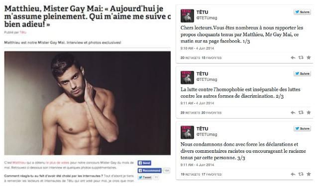 French &#039;Mister Gay&#039; Turns Out To Be a Racist