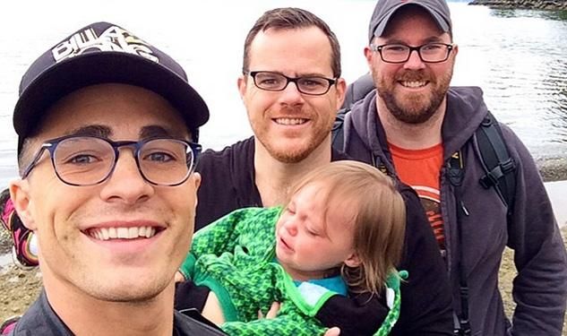 Colton Haynes Instagrams Adorable Family Pic
