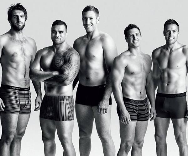 The Studs of Rugby Who Now Model Underwear