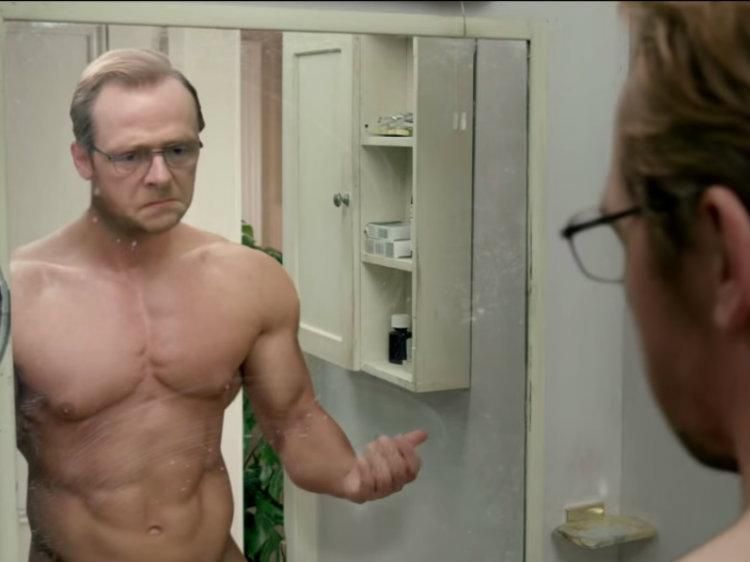 WATCH Simon Pegg Gets Buff in Absolutely Anything Trailer